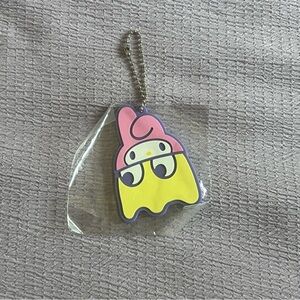 Pac-Man x Sanrio Hello Kitty & Friends Rubber Keychain Capsule - My Melody